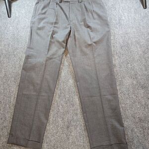 Polo Ralph Lauren Gray Wool Dress Pants Mens 38 Total Comfort